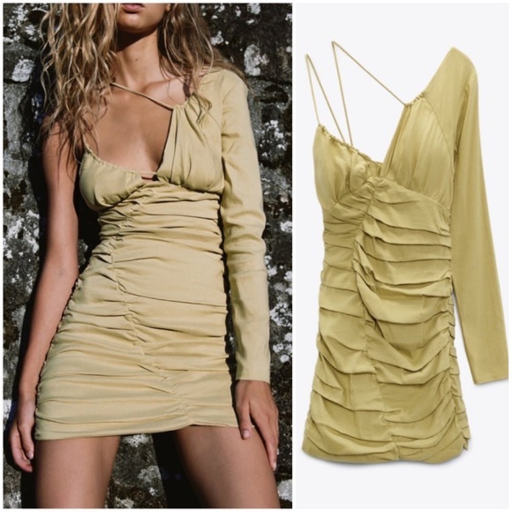 Zara Drape Mini Dress